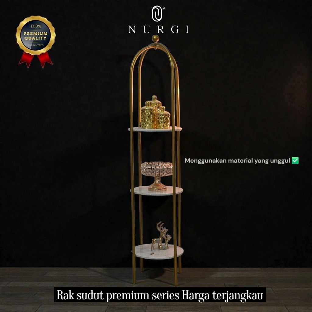 Rak Sangkar Burung/Rak Sudut Ruang Tamu/Rak Serbaguna Murah Rak Hias 3 Susun