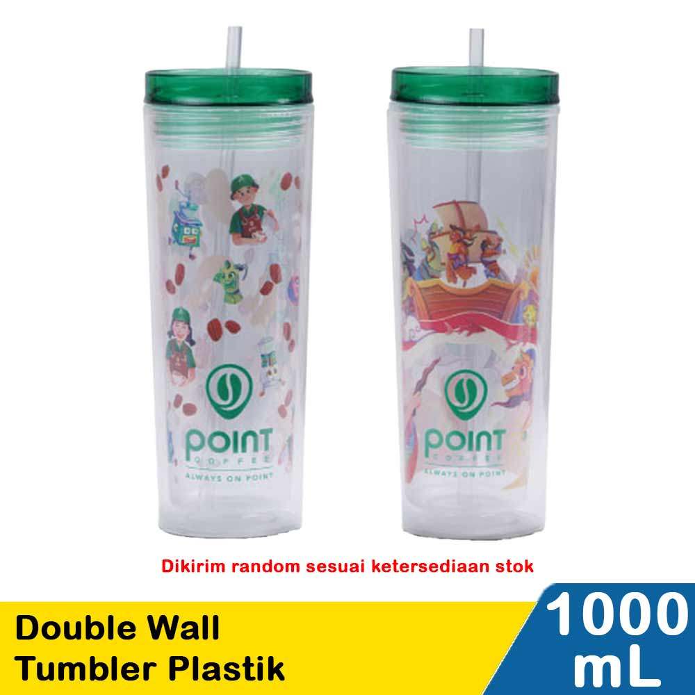 POINT COFFEE DOUBLE WALL TUMBLER  PLASTIK LEGND INDONESIA