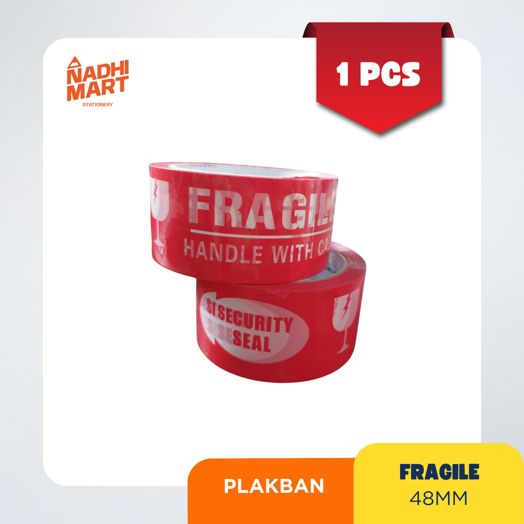 PLAKBAN OPP FRAGILE NORTON 48MM LAKBAN ANTIPECAH JANGAN DIBANTING