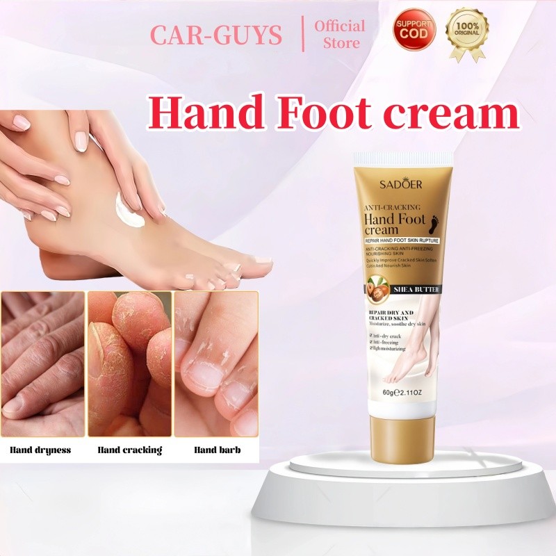 CAR GUYS Krim Anti Pecah-Pecah Tangan & Kaki,Shea Butter Cream -  Repair Kulit Kering & Kapalan, Mel