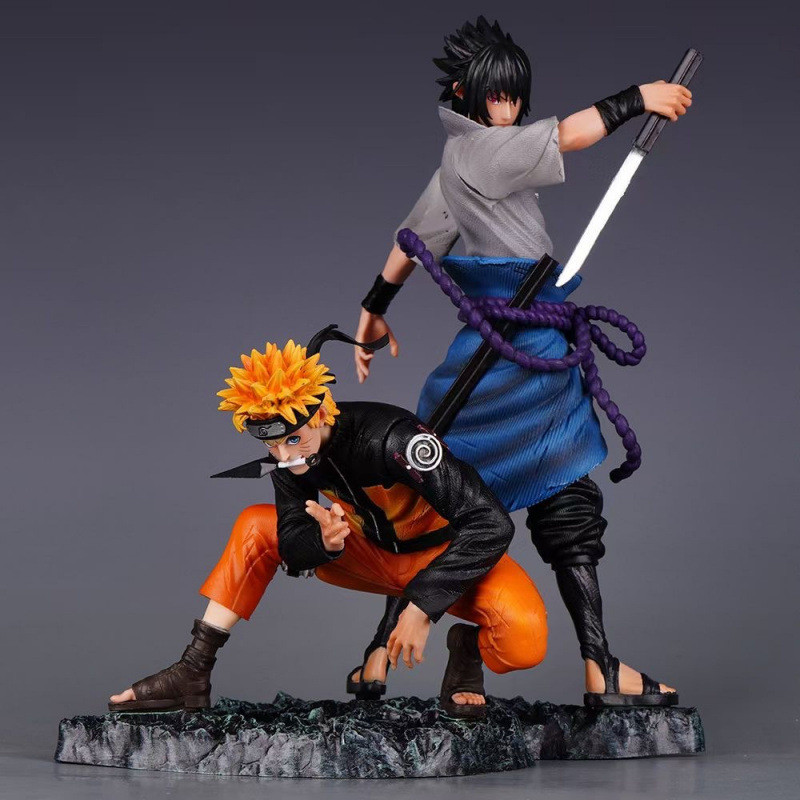 MZ Naruto Hokage Fetters 01 Naruto Sasuke Naruto Figure Gk Statue Model Ornament Gift Doll