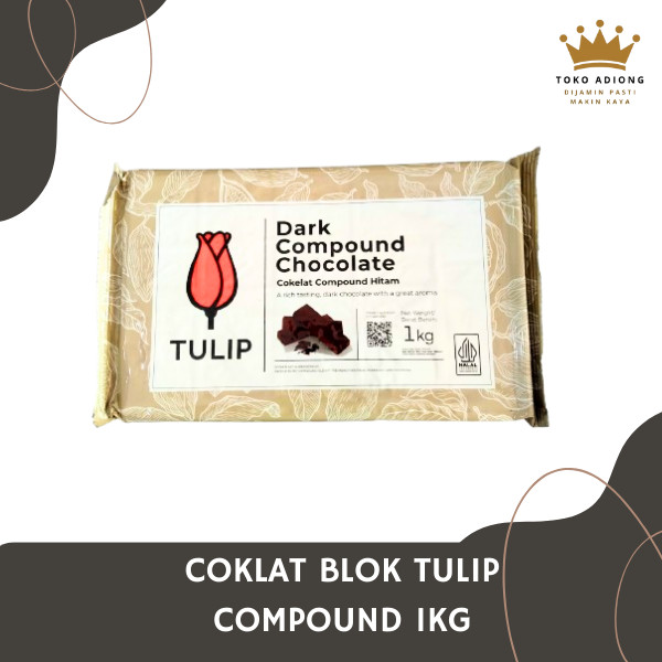 COKLAT BLOK TULIP COMPOUND - 1 KG / COKLAT TULIP