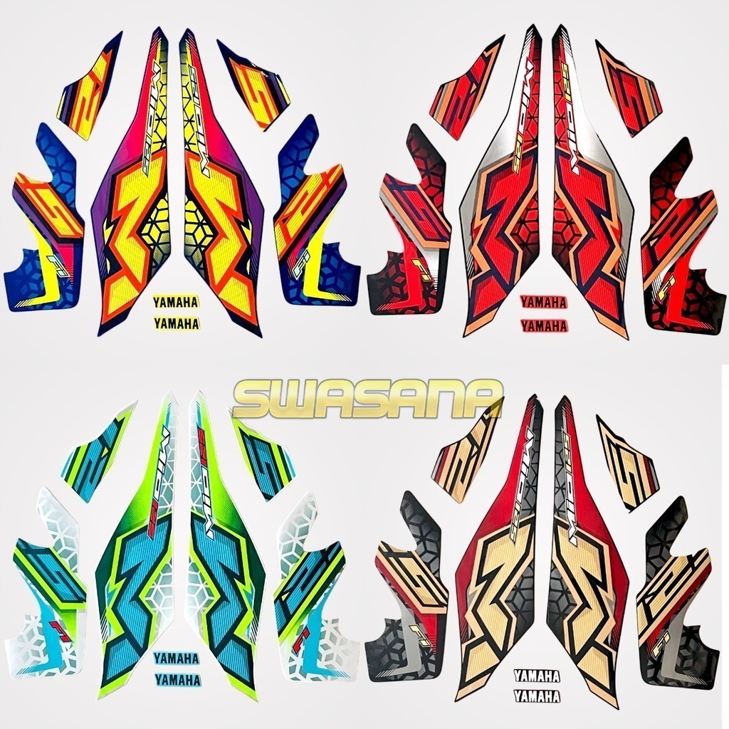 Striping Stiker Polet Sepeda Motor List yamaha Mio m3 125 mio125 2023 2024 Fullset
