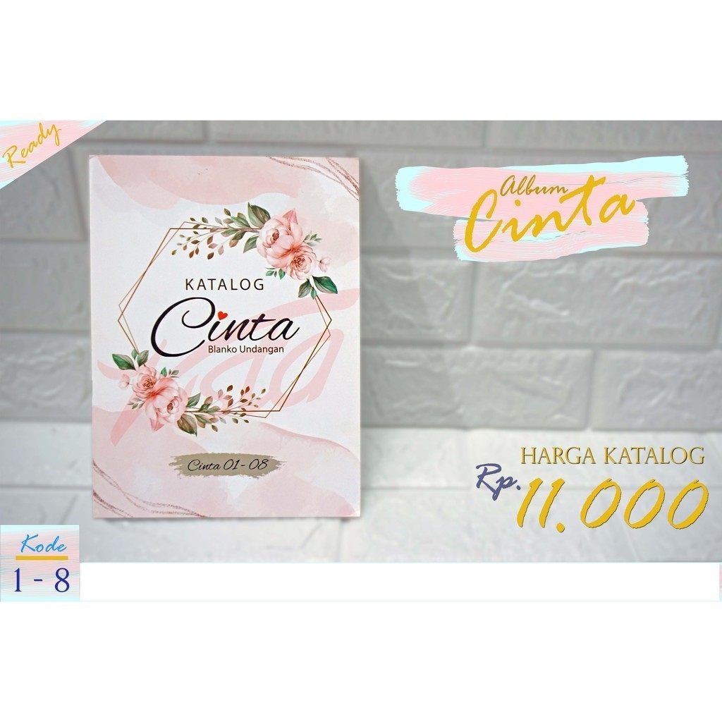 Katalog Undangan Pernikahan Blangko Invitation