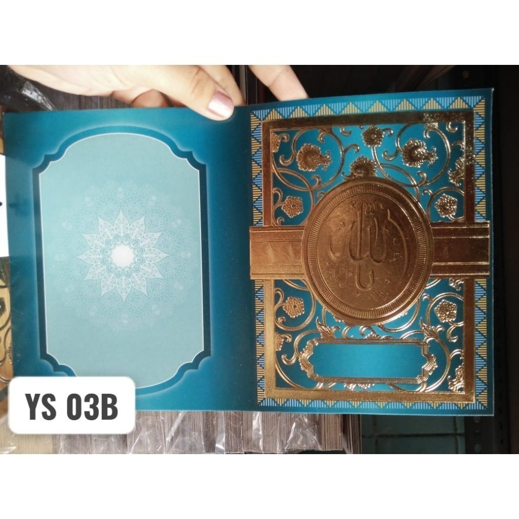 Soft Cover Yasin Art Carton YS 03B biru tanpa lubang (Paper Center)