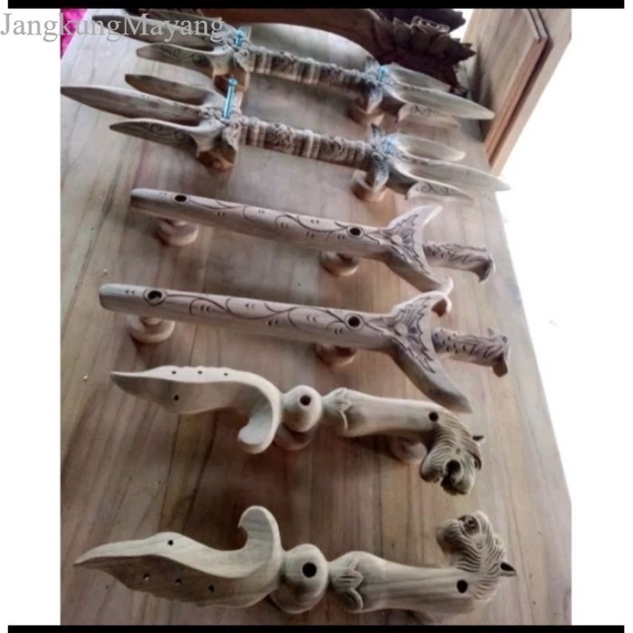 Hendel pintu kayu jati Gagang pintu ukir asli jepara murah A