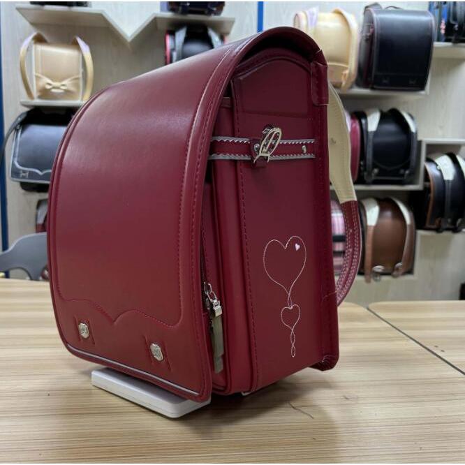Ransel Randoseru Backpack Japanese School Bag PU Bookbag For Girls PU Leather School Bag Japan Schoo