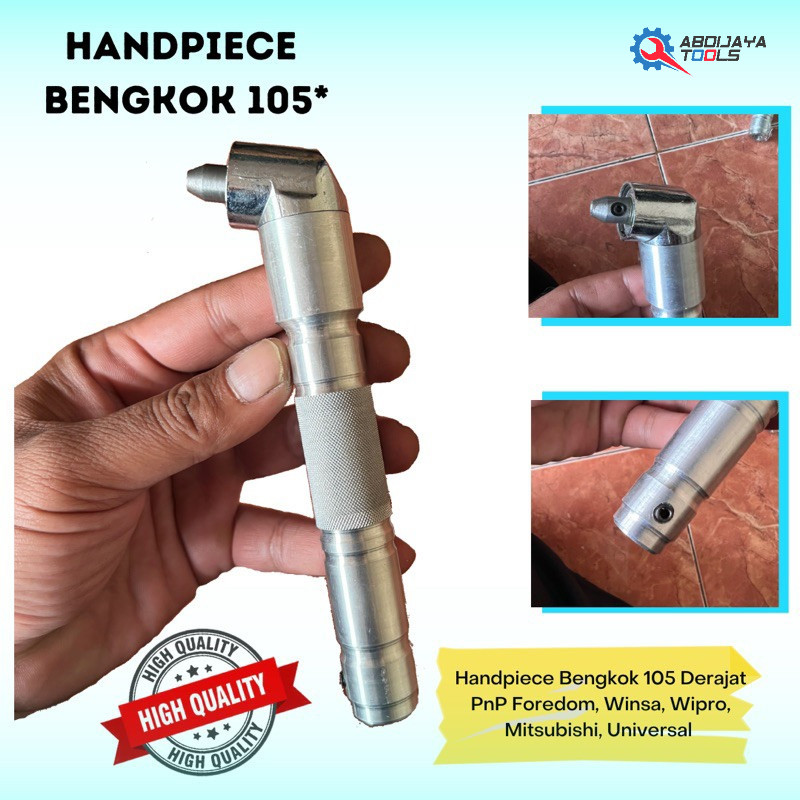 Tuner Bengkok 105° PNP Bor Cuner Foredom Winsa dll