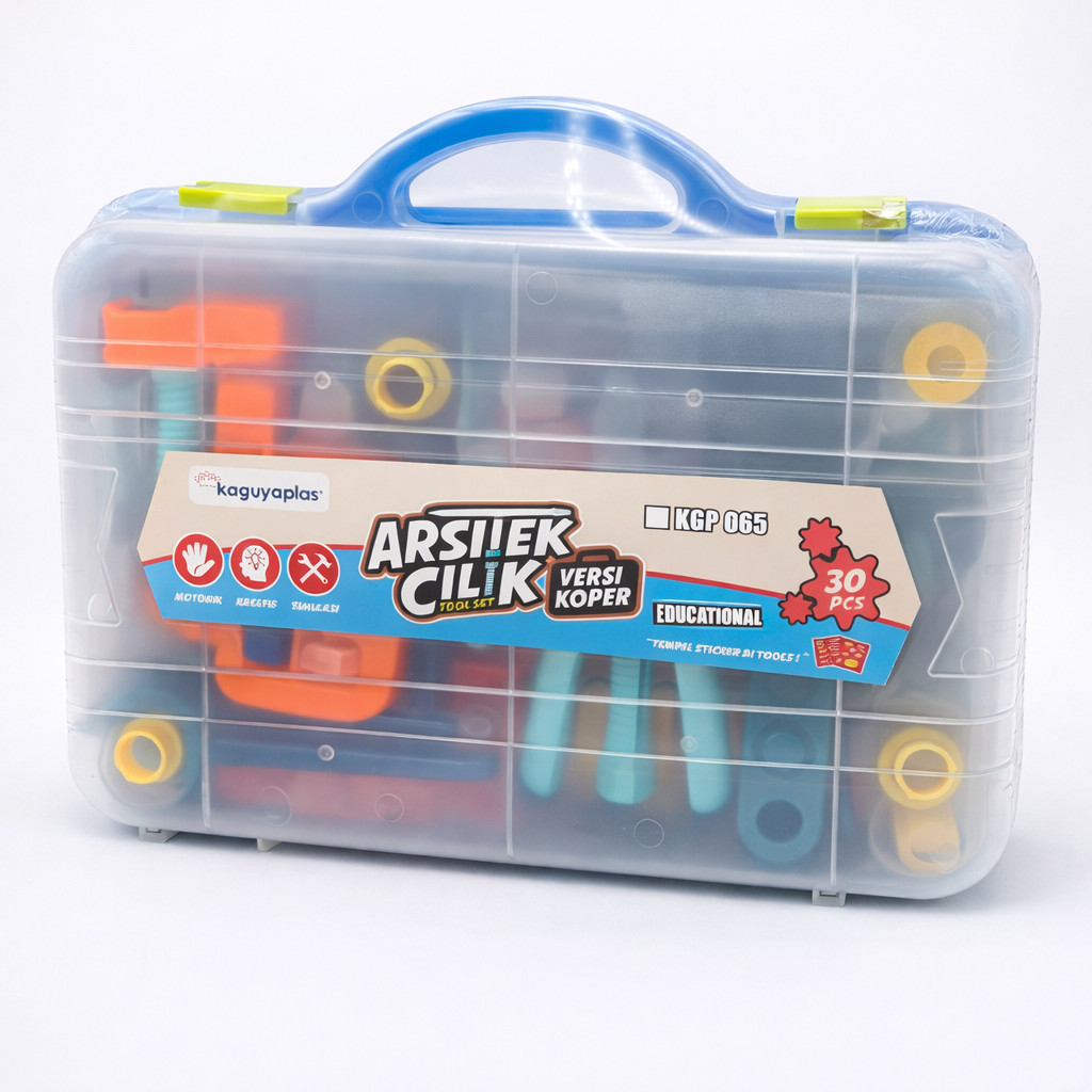 Mainan Anak Arsitek Koper - Alat Perkakas 30 Pcs- Tools Set