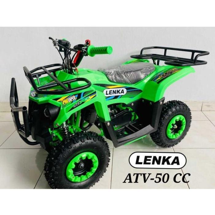 Mainan Anak Lenka Motor ATV Touring Mesin 2 Tak 49 CC - merah