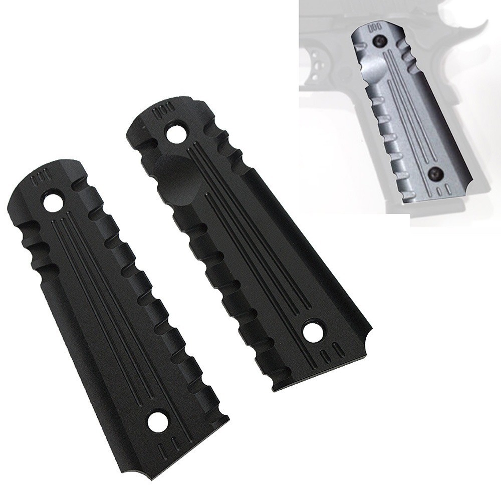 MAGORUI CNC Aluminium Alloy M1911MEU Grips Cover For Hunting Pistol 1911 Grip Accessories