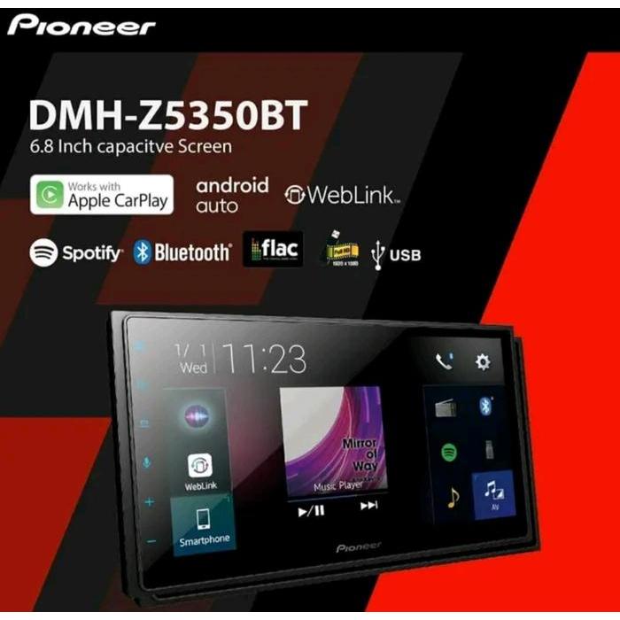 Pioneer DMH-Z5350BT / Z5350BT / Z5350 Head Unit Double Din Tape Mobil GARANSI RESMI [Terlaris]