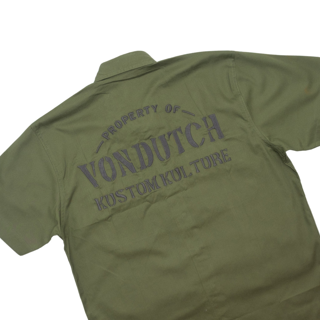 Von Dutch Workshirt 1673 Army Green
