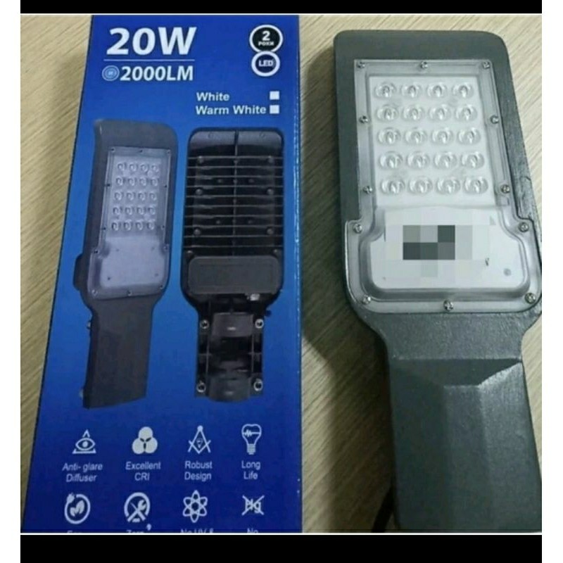 lampu jalan led 20 watt 20watt kap lampu jalan pju 20 watt outdoor smd