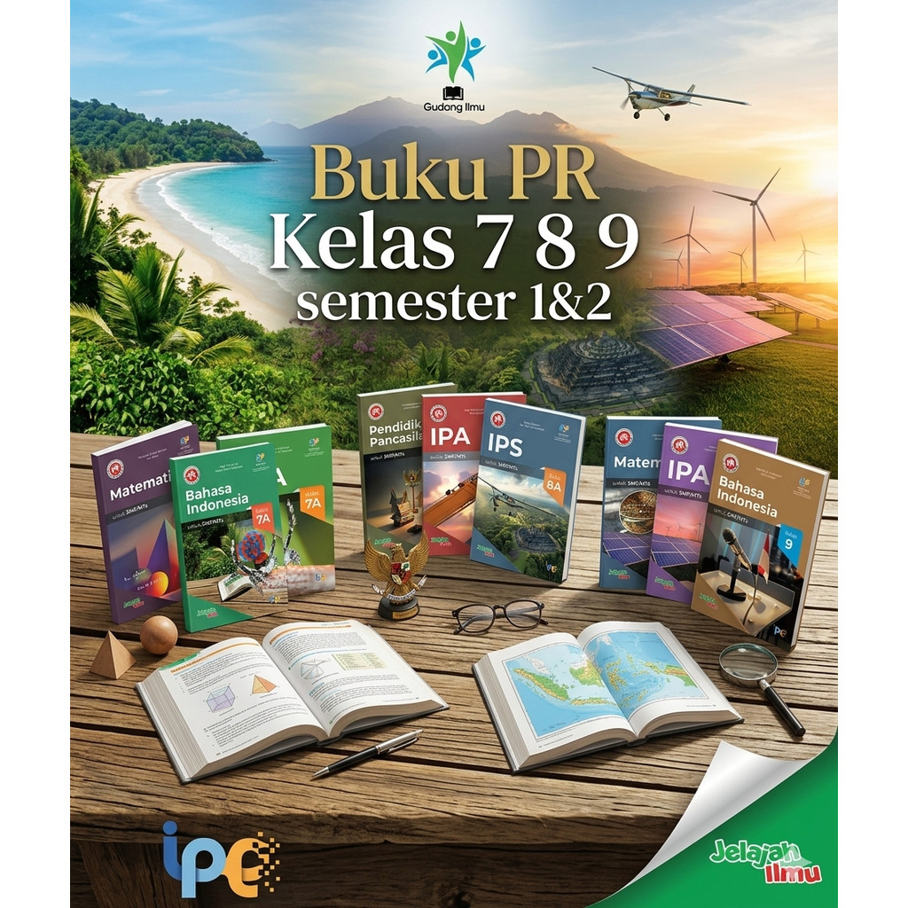 Buku pr SMP Kelas 9 Semester 1&2  Intan pariwara