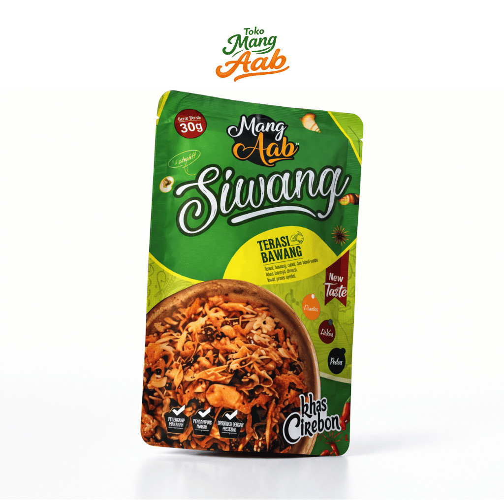 Siwang Mang Aab (30gr)Siwang TRASI BAWANG Asli Khas Cirebon,Bawang Goreng Terasi