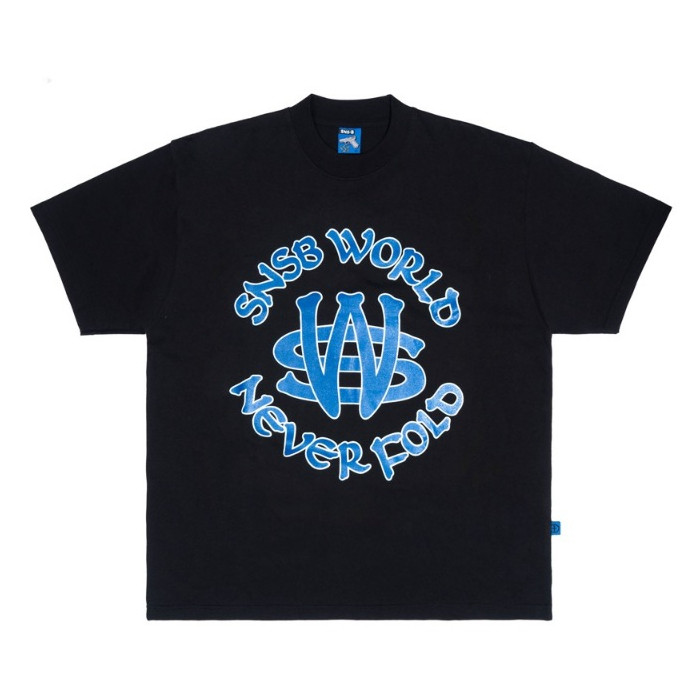 KAOS T-SHIRT SNSB WORLD | FOLD BLACK | T-SHIRT | SORRYNOTSORRY.B | SNSB