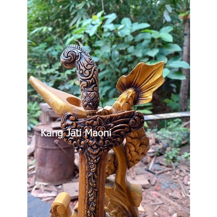 Warangka Keris Ukiran Alusan finishing Buat patrem Standart Fre Lubang