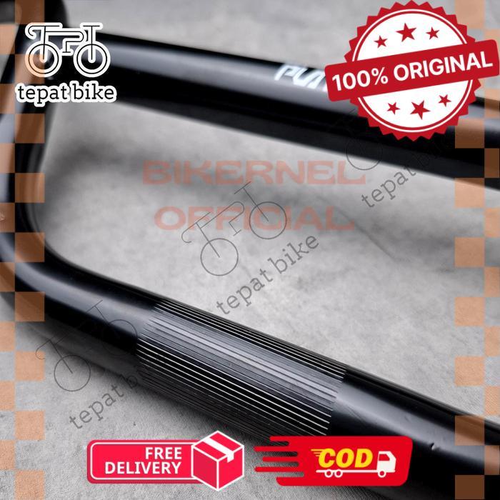 Stang Sepeda Sunrise Bar Platinum 22.2 FEDERAL Commuter Bike BMX/ Sun Rise Bar 22.2 Hitam / Silver C