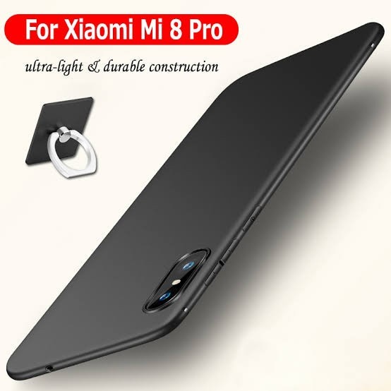 CASE XIAOMI MI 8 PRO SOFT CASE SLIM MATTE SOFT BLACK DOFF