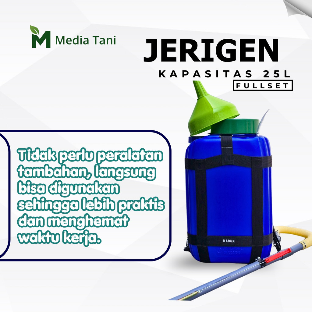 Jerigen 25 Liter Set Penyiram Tanaman Serbaguna
