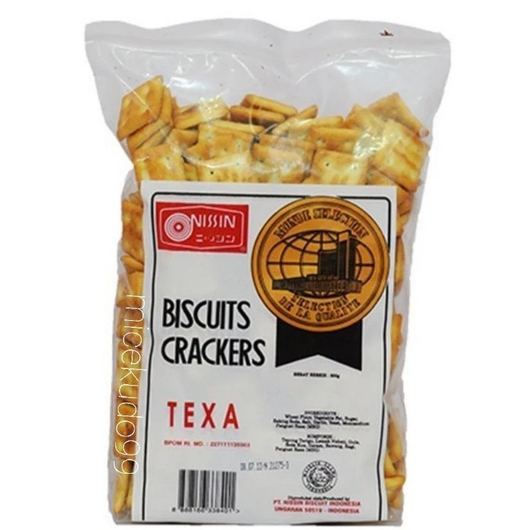 UG NISSIN TEXA CRACKERS 300gr Biskuit Kering Krekers Gurih Biscuit Nissin