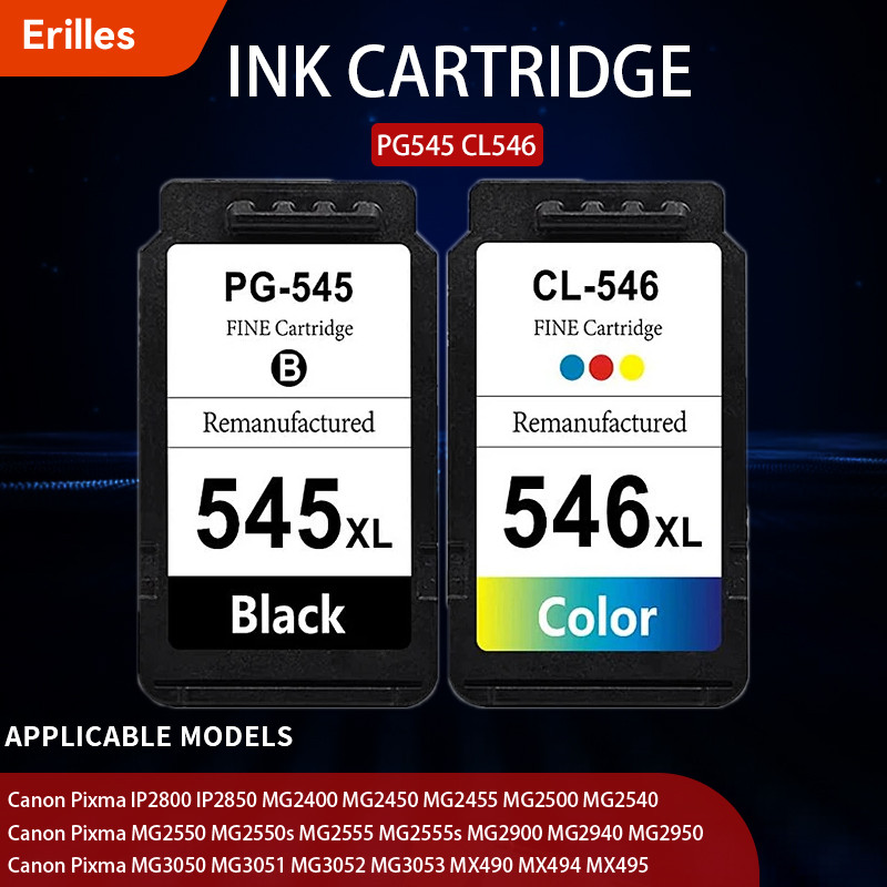 PG545 CL546 Compatible 545XL 546XL 545 XL 546 XL Ink Cartridge for Canon PG545 CL546 Pixma IP2800 MG