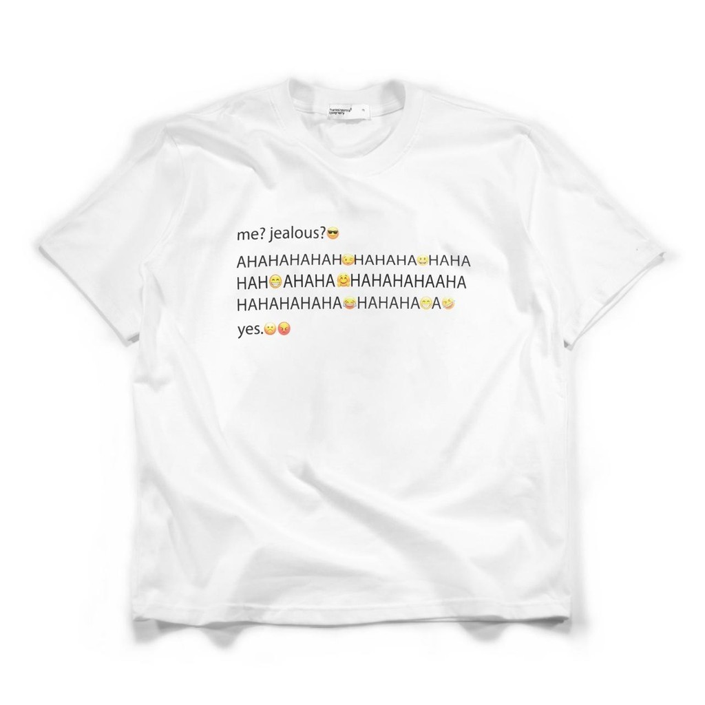 COD Tshirt Typo Lioren Katun Putih Thanksinsomnia