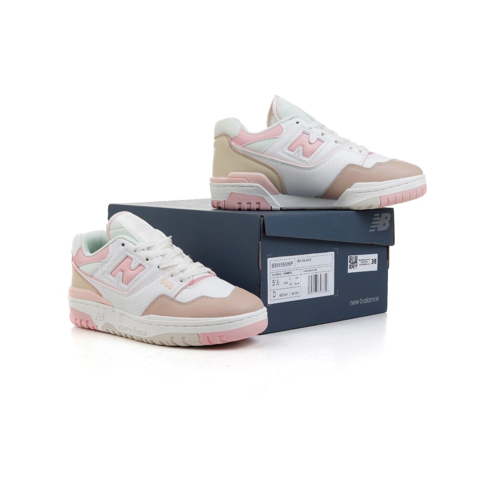Sepatu  New Balance 550 White Pink