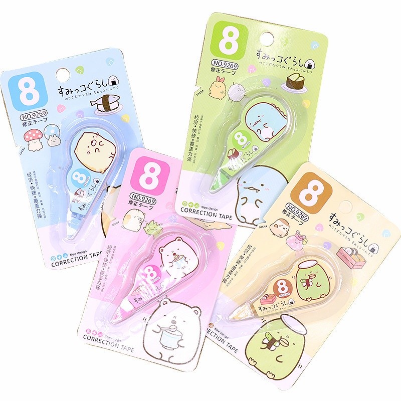 Correction Tape  8M Tipe-x kertas Karakter Lucu Penghapus PenaTip-ex Kertas Mini