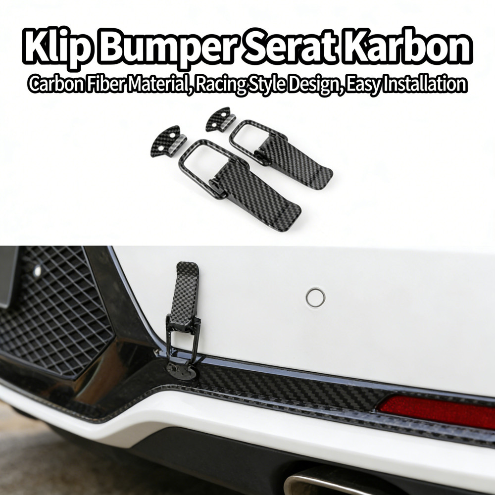 Aksesoris Bumper Baut Mobil Klip Bumper Besar Carbon Clip Bumper Motor Racing Klip Bumper Mobil Klip