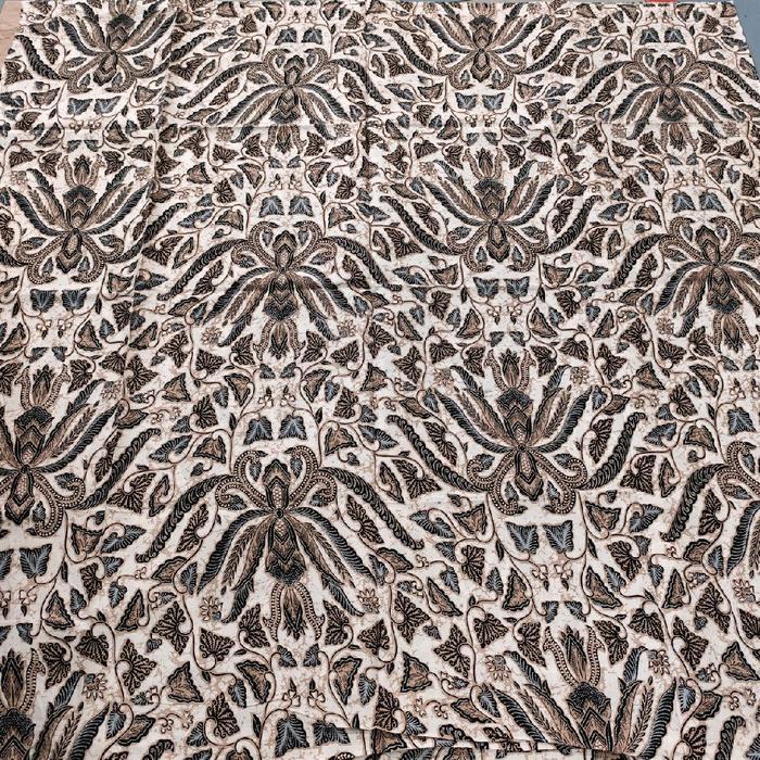Kain Batik Motif Pisang Bali Bahan Katun Halus Warna Lawasan untuk Pakaian Tradisional batik nusanta