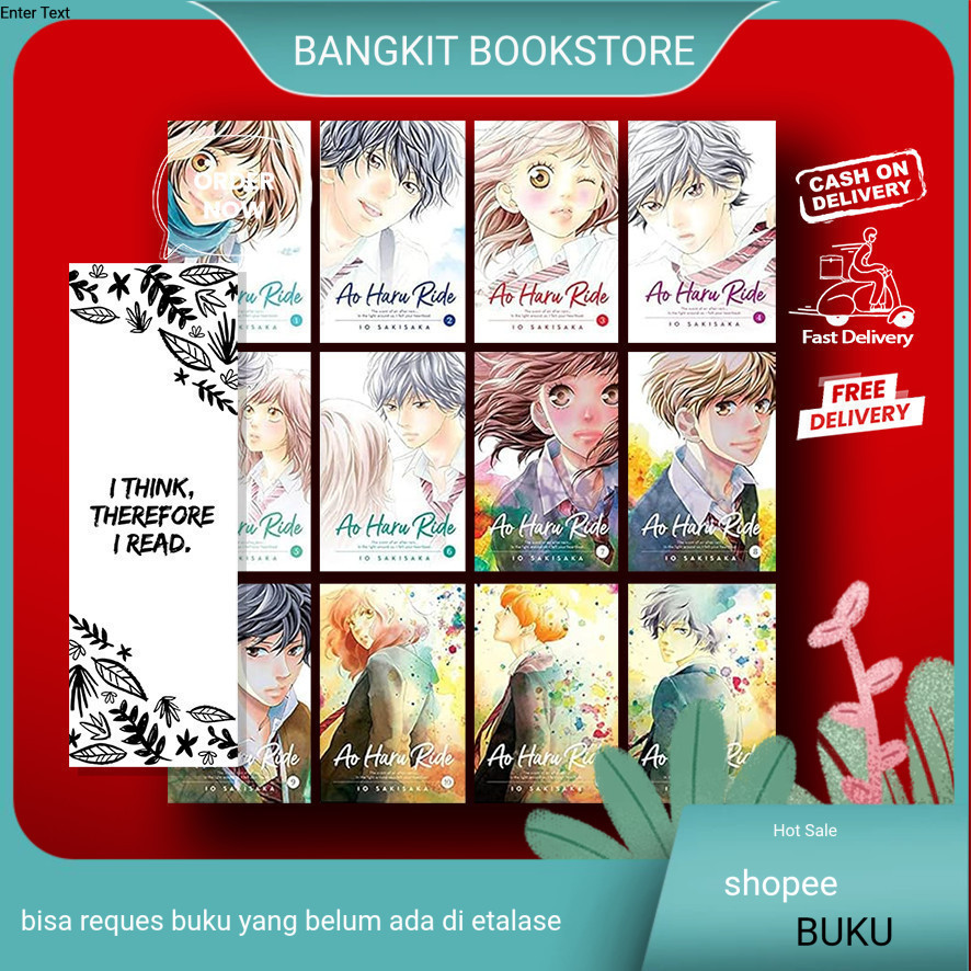 bukuKomik Ao Haru Ride (13 book series) by Io Sakisaka (English)