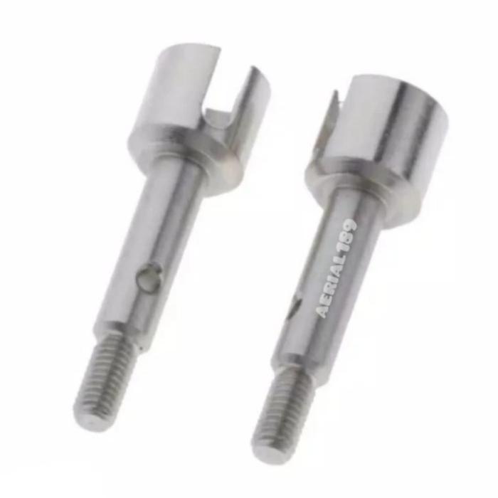 rear Axle roda ban ori RC wltoys 144001 - 1283 - silver by Urbanite store