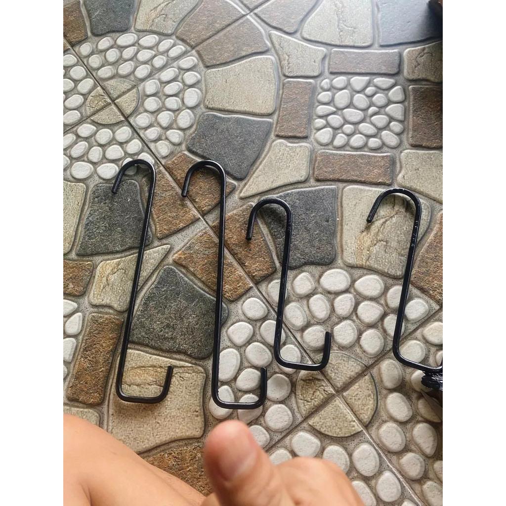 besi S,cantolan besi S/gantungan kandang burung/gantungan pot bunga