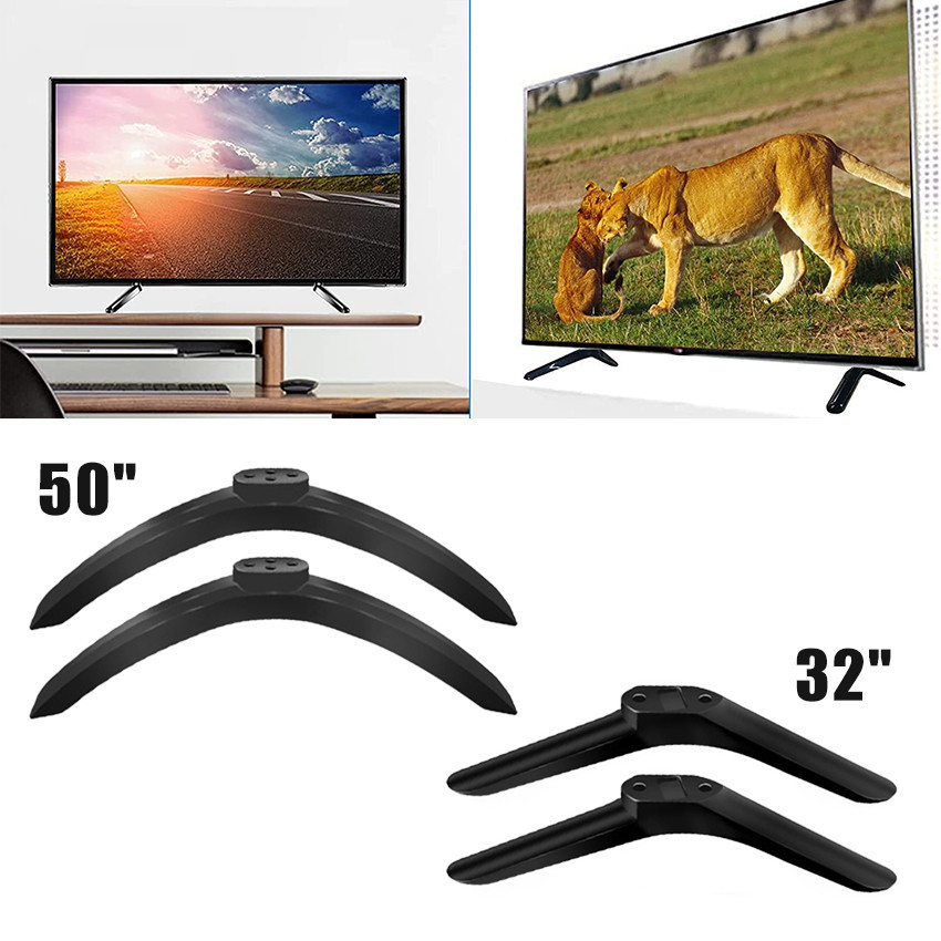 Bracket Kaki TV Meja 32" 50" Braket Stand Kaki TV LED LCD & Monitor PC Universal