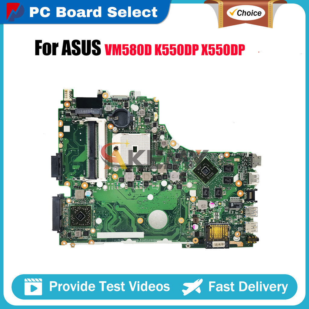 X550DP Laptop Motherboard For ASUS VivoBook K550DP X550D VM580D X550DP Notebook Mainboard in stock 1