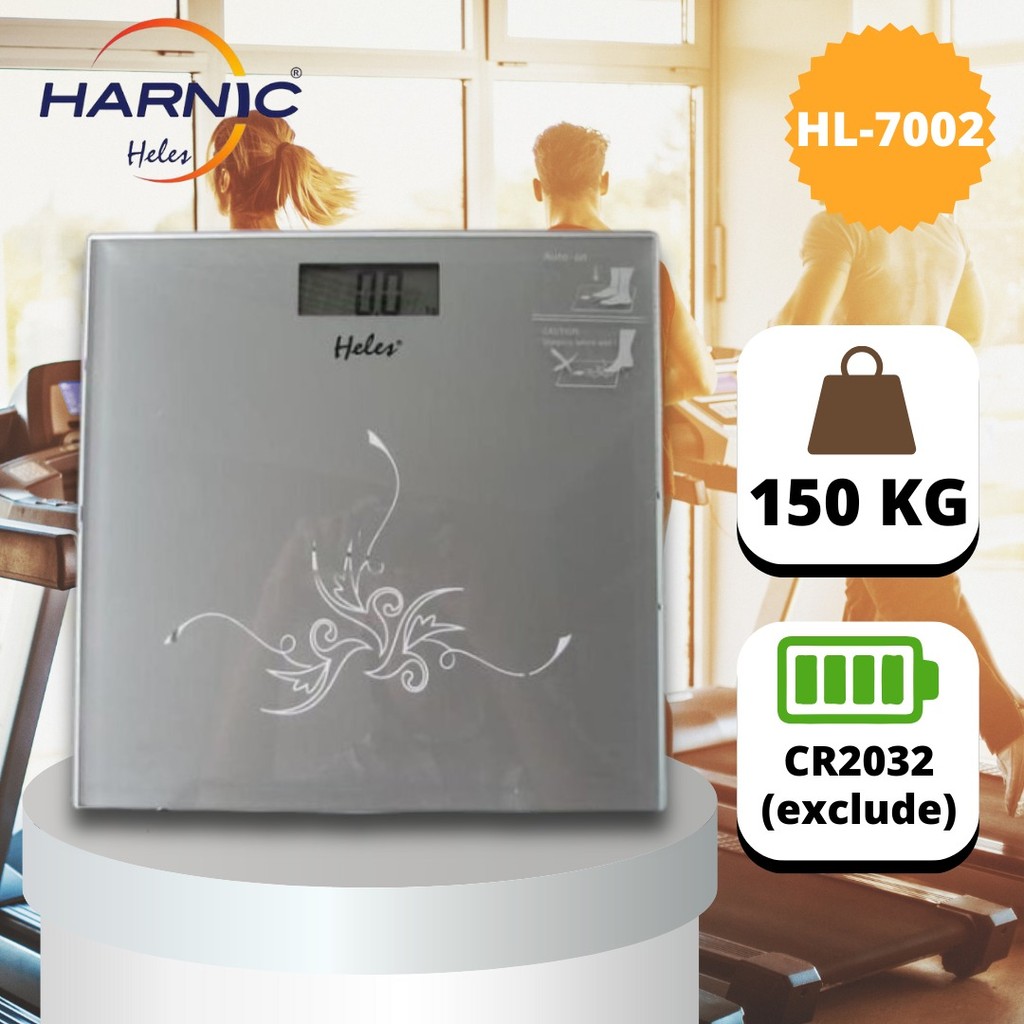 TIMBANGAN BADAN DIGITAL HARNIC HL-7002 / TIMBANGAN BADAN BATERAI 150 KG