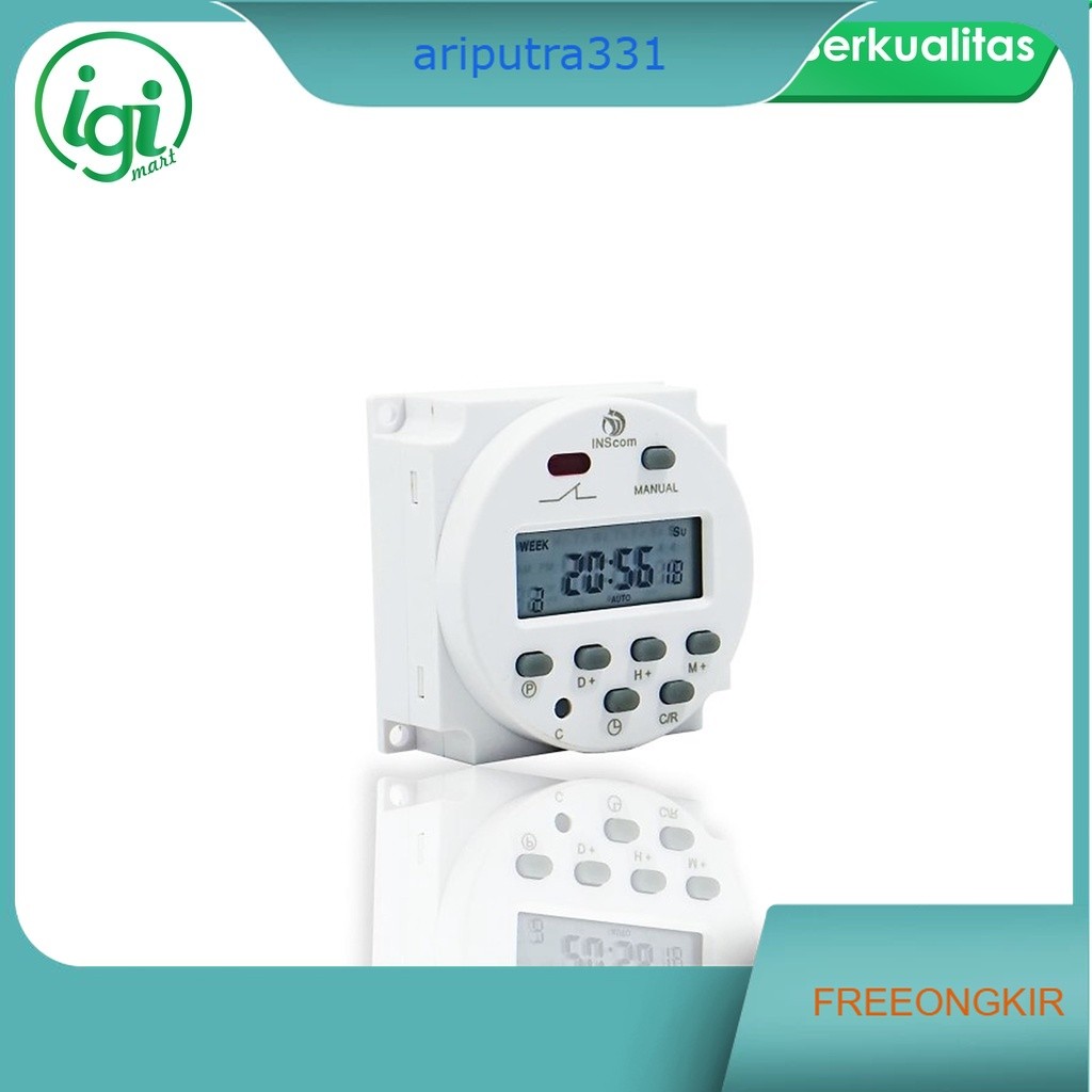 TIMER DIGITAL CN101a SWITCH AC / DC 12V DIGITAL TIMER INSCOM