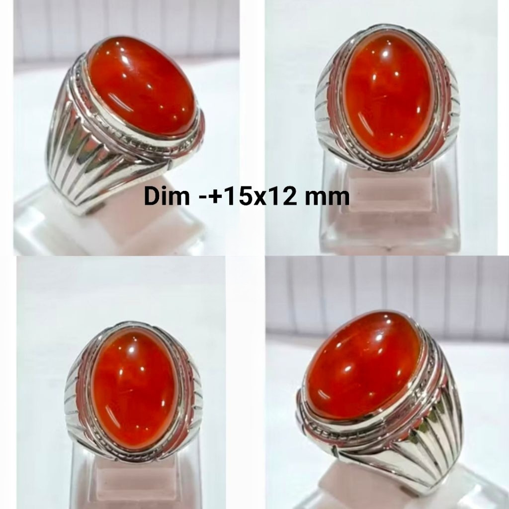 CINCIN BATU AKIK SULAIMAN MADU CRISTAL