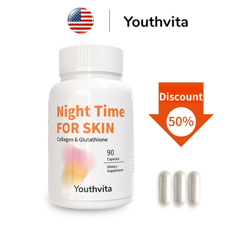 Youthvita Collagen L-Glutathione whitening Vitamin C GABA Astaxanthin 12 mg Vitamin E 400l kolagen s