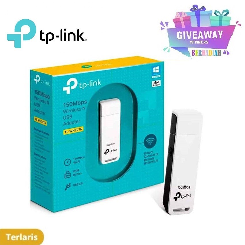TPLink TL-WN727N USB Wireless WiFi Adapter TP-LINK TL WN727N WN727 N8