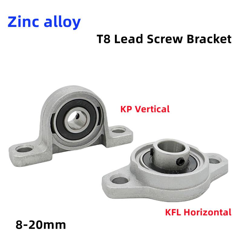 2pcs Pillow Block Bearing KP08 KP000 KP001 KP002 KP003 KFL 08 000 001 002 003 004 8mm 10mm 12mm 15mm