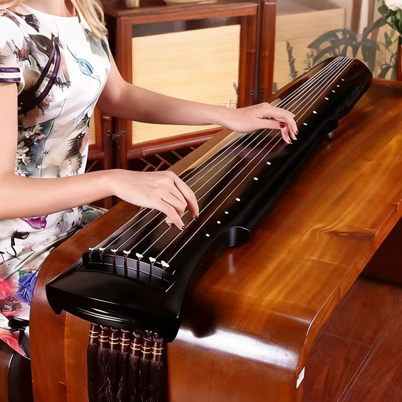 Handmade Wooden Fuxi Guqin Adult Performance 7 String Guqin Traditional Chinese Fuxi Guqin Professio
