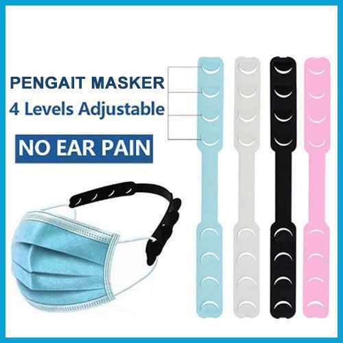 Pengait Konektor Masker Semi Silikon Aksesoris Masker / Tali Pengait Masker Konektor Tali Masker Str
