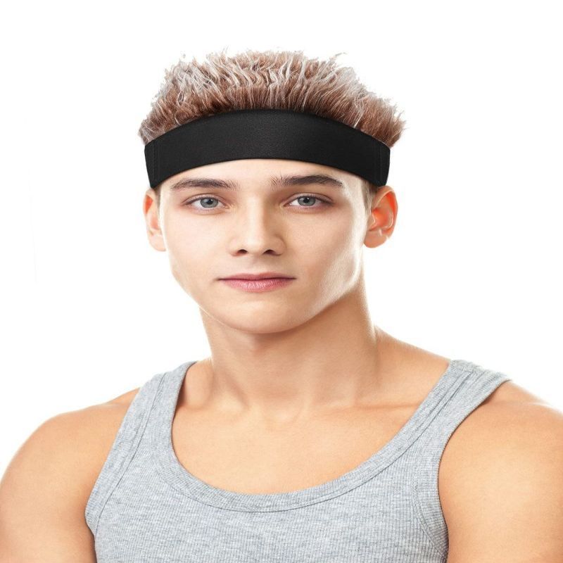 Wik Rambut Pria Eropa Topi Retro Gaul Golf Wig Rambut Korea Pendek Gaya Retro Hip-Hop
