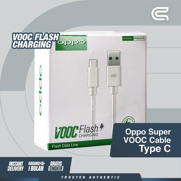 KABEL CHARGER OPPO SUPER VOOC TYPE C - OPPO SUPER VOOC TYPE C CABLE