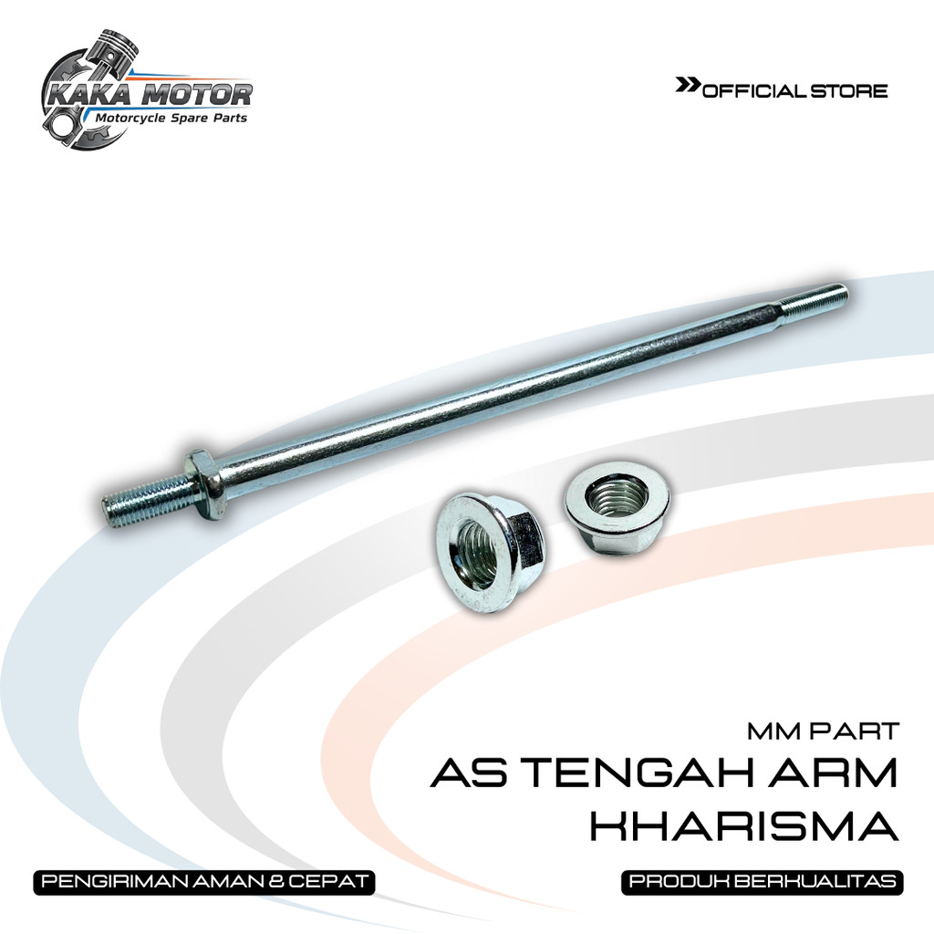 AS TENGAH ARM KHARISMA - AS SWING ARM FORK GARPU TENGAH SUPRA FIT NEW SUPRA X 125 REVO LAMA