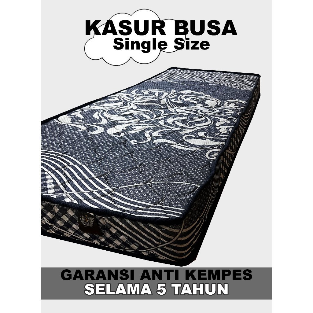 Kasur Busa Super Anti Kempes Garansi 5 Tahun / Kasur Lantai Tebal Ukuran Single Size / Kasur Anak Ko