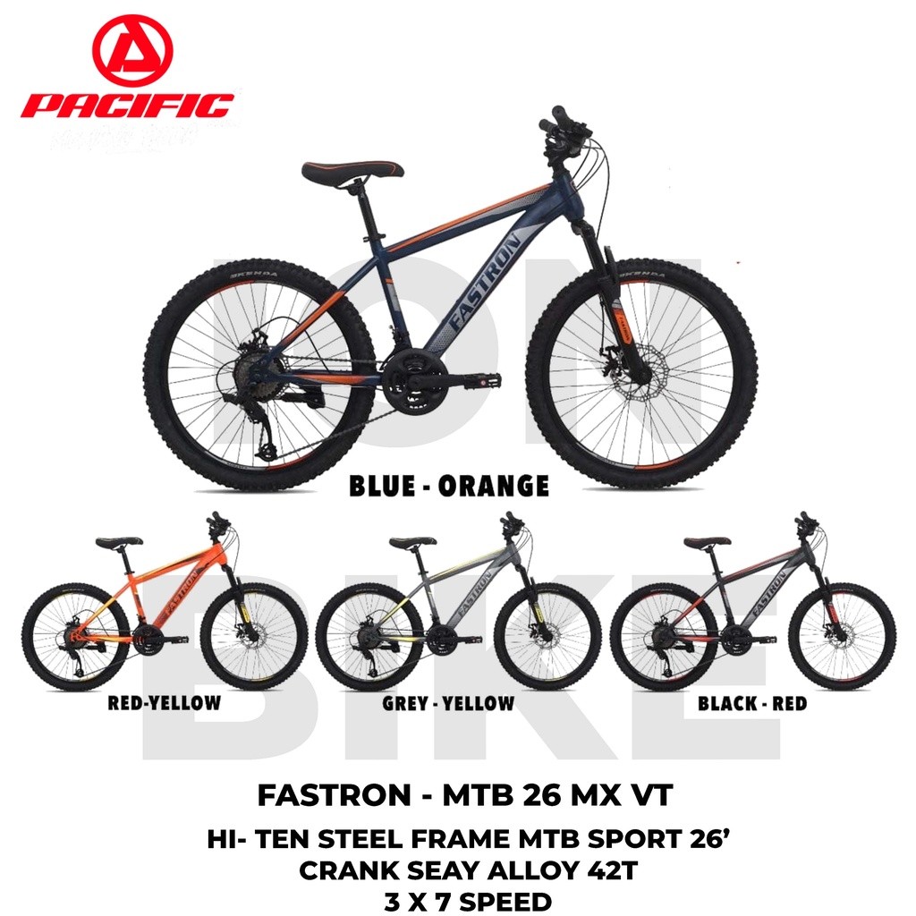 Sepeda MTB 26 FAstron F260 MX VT 7 Speed Terbaru Sepeda Gunung Anak Pacific Bike 26inch F 260 Murah 